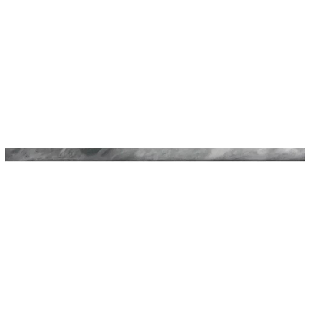 Gray 0.5 x 12 Honed Calacatta Bluette Marble Pencil Trim