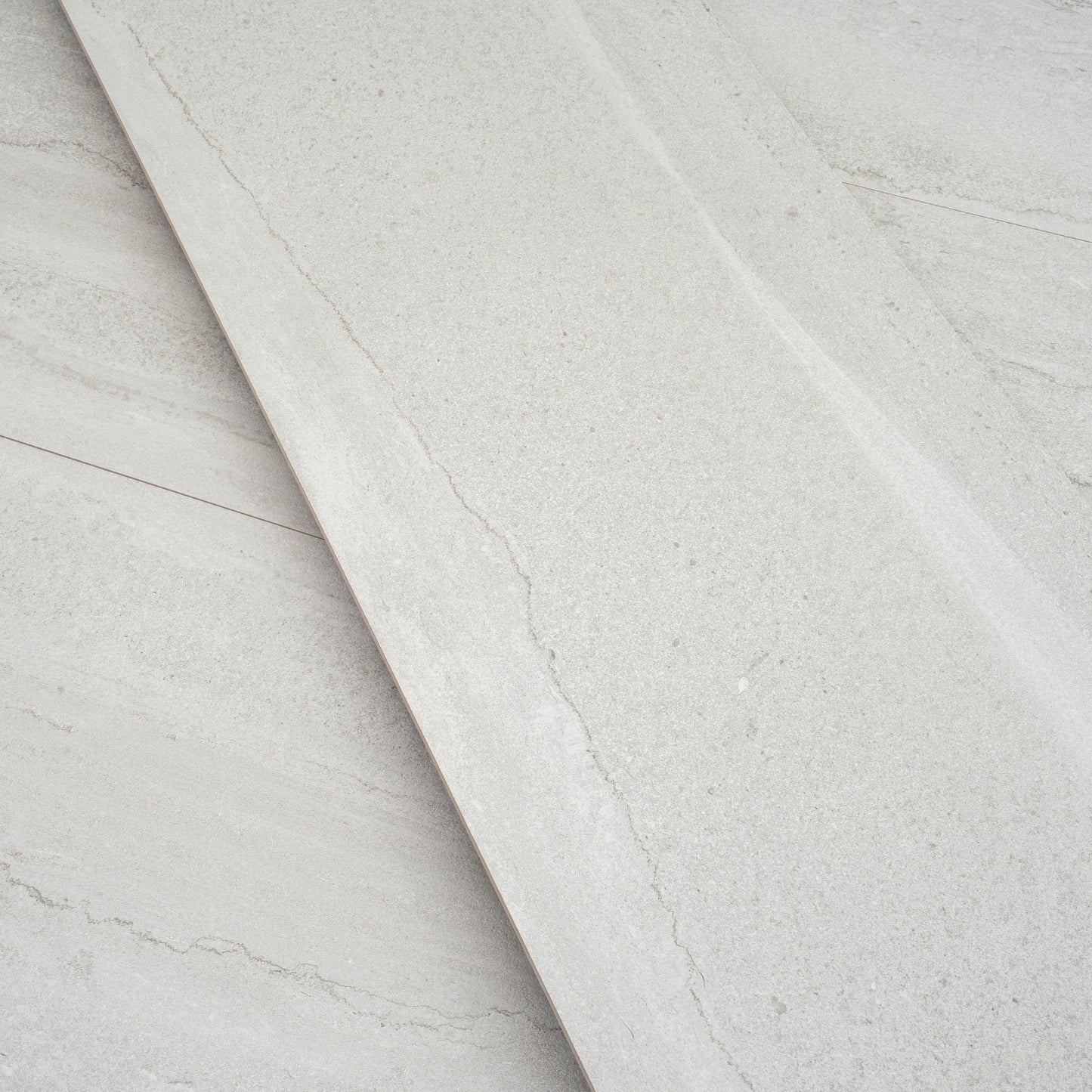 Light Gray 12x36 Matte Ceramic Large Tile - Sample