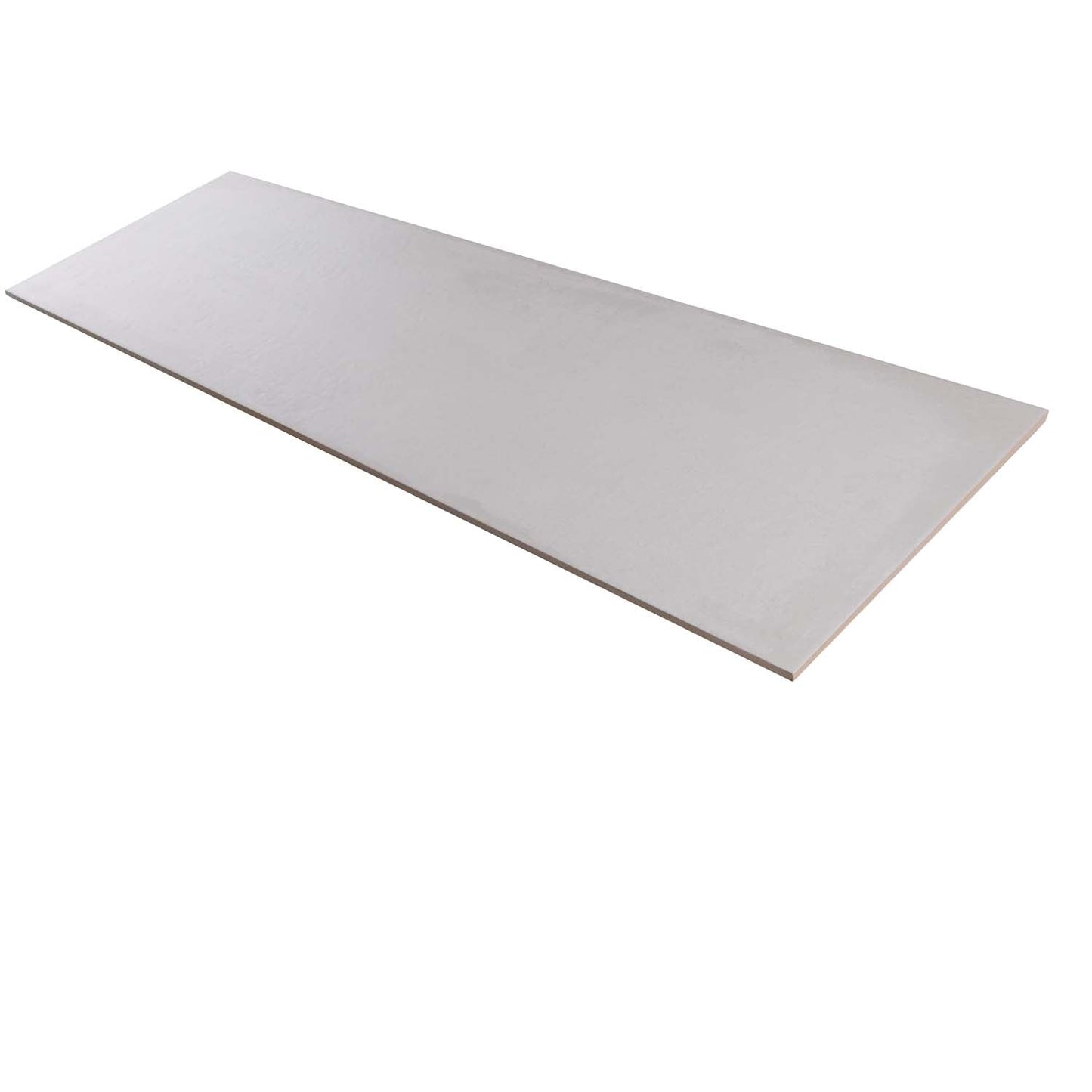 White 12 x 40 Ceramic Matte Large Tile