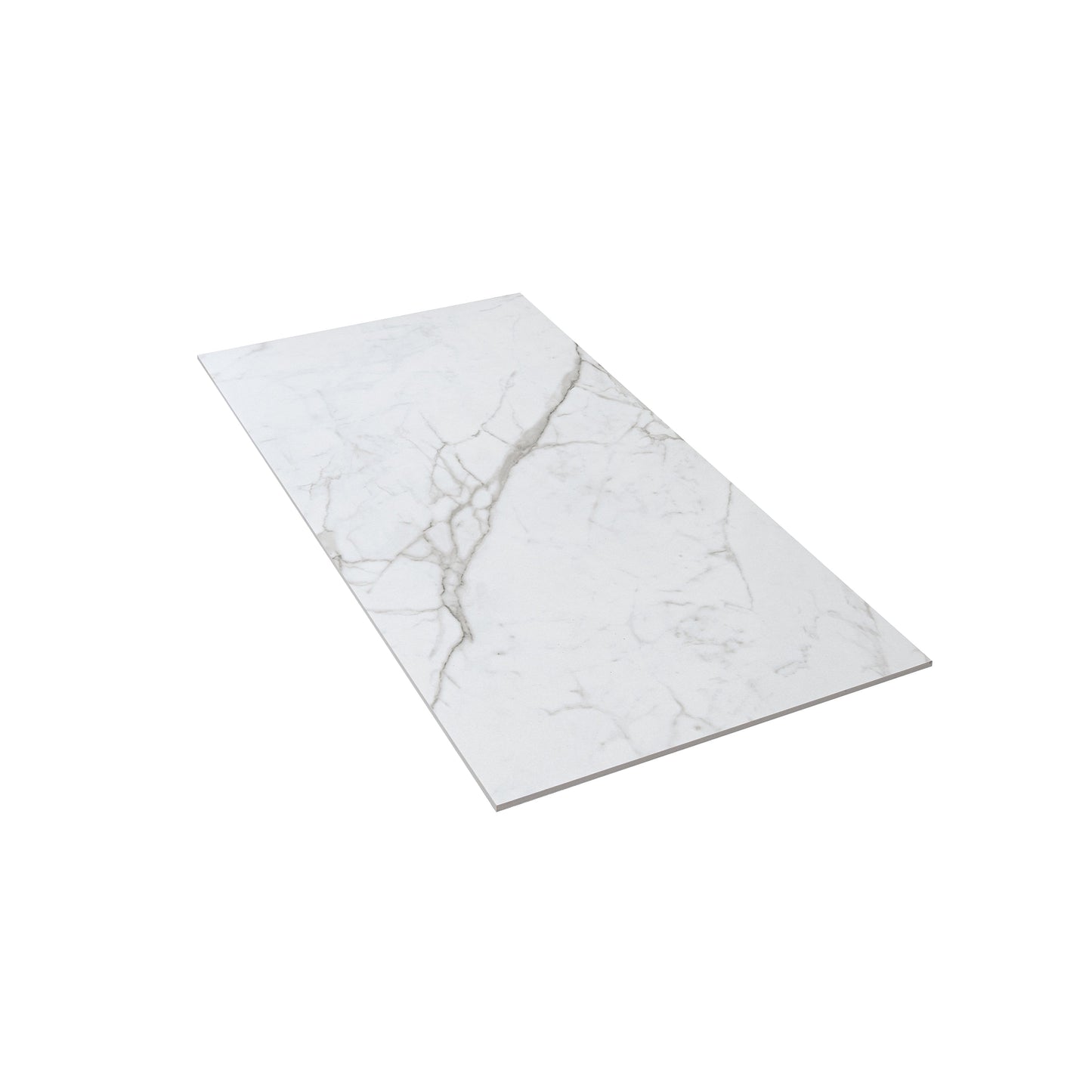 White Gray 24x48 Matte Porcelain Large Tile - Sample