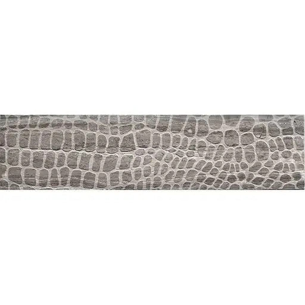 Wooden Grey 3x12 Textured Brick Tile - Sample