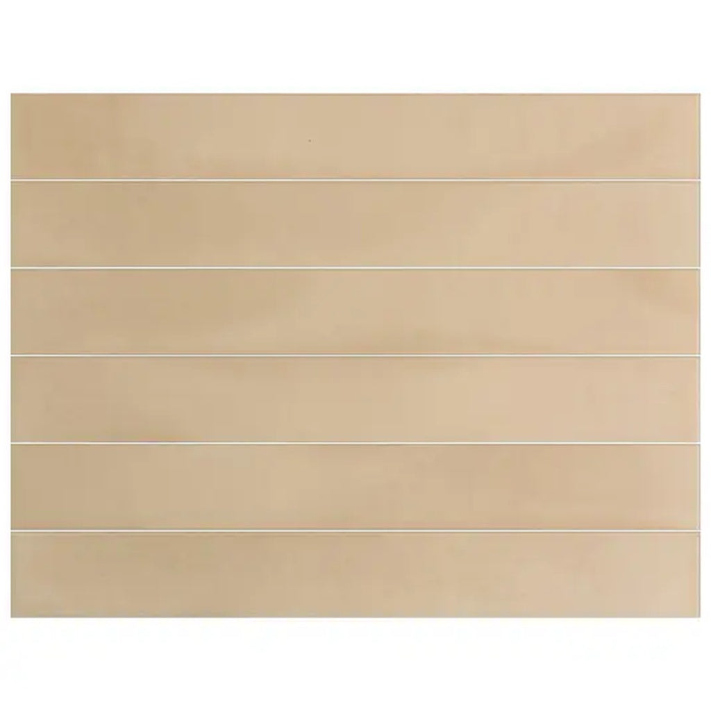 Clay Beige 2x16 Matte Porcelain Elongated Subway Tile - Sample