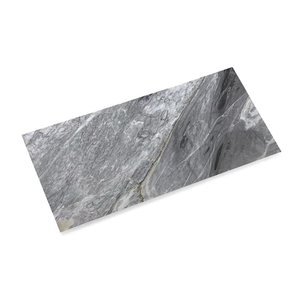 Gray 12 x 24 Honed Calacatta Bluette Marble Large Tile