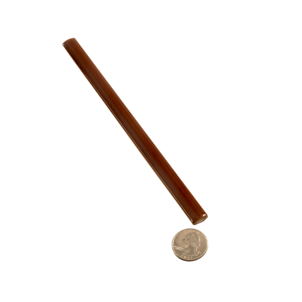 Caramel 0.5 x 8 Glossy Ceramic Pencil Trim - Sample