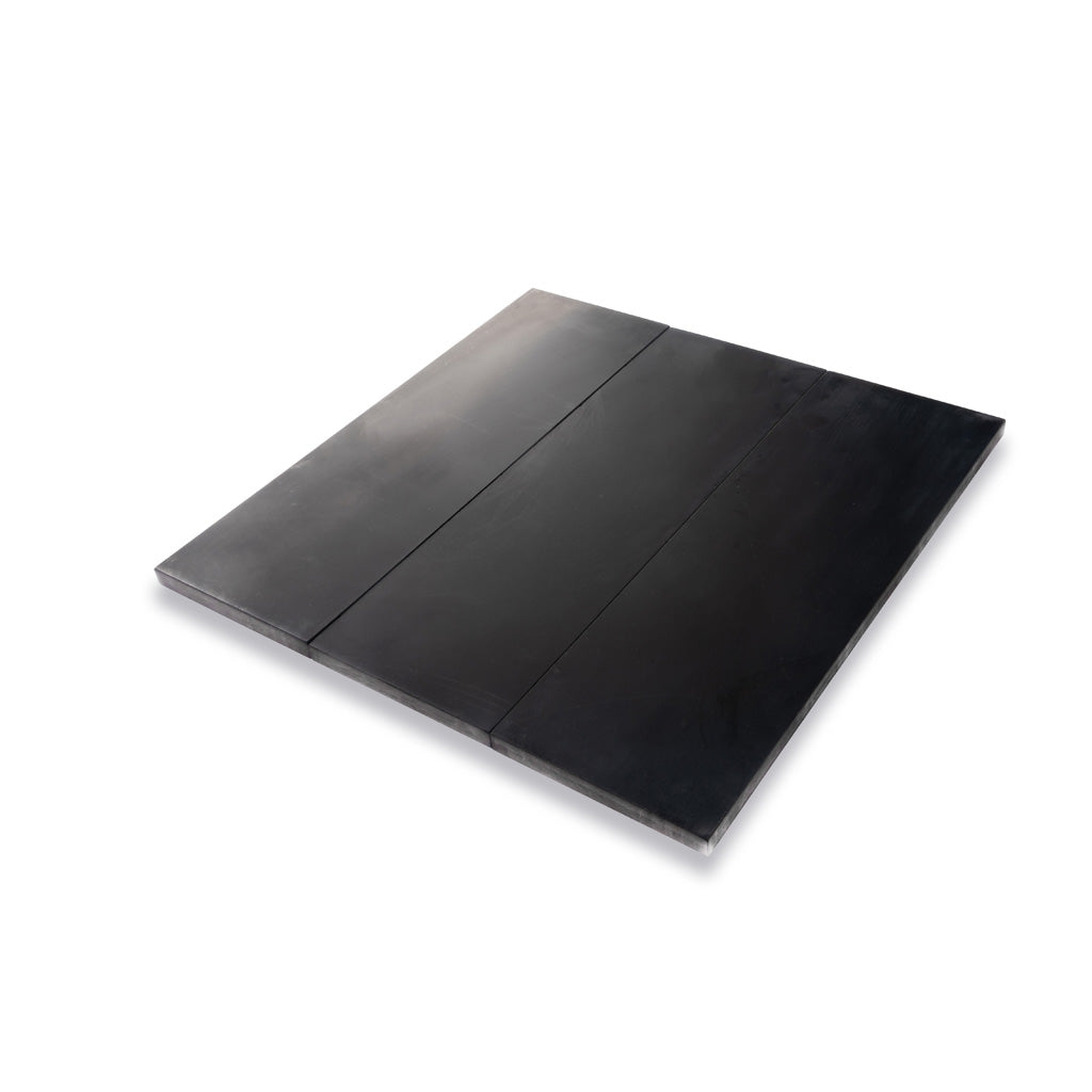 Eastern Black 4x12 honed marble subway tile with smooth matte finish