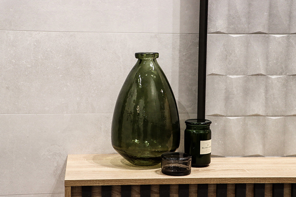 White 12 x 36 Matte Ceramic Large Tile - Sample