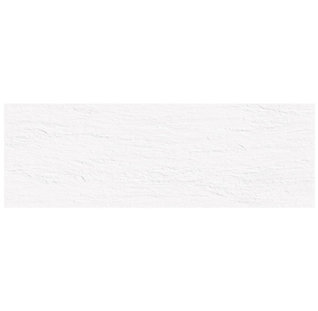 White 12 x 36 Matte Ceramic Large Tile - Sample