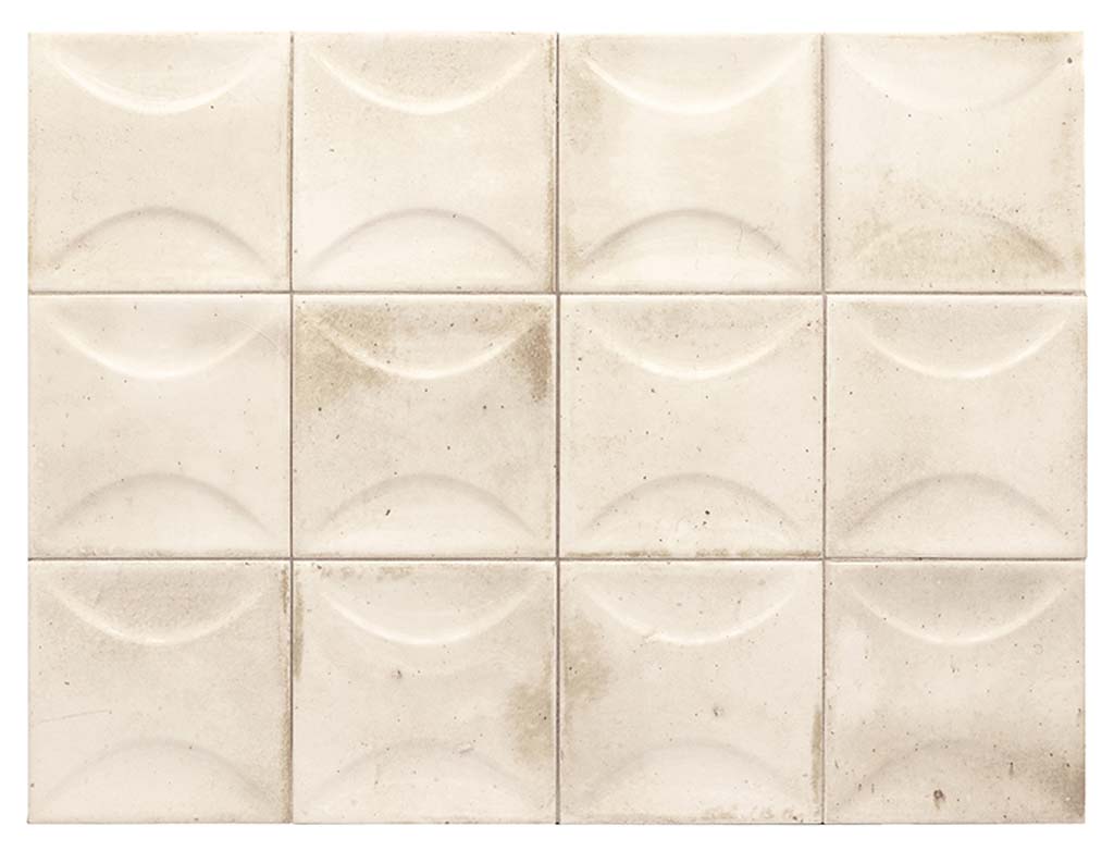 White 4 x 4 Glossy Ceramic Subway Deco Tile - Sample