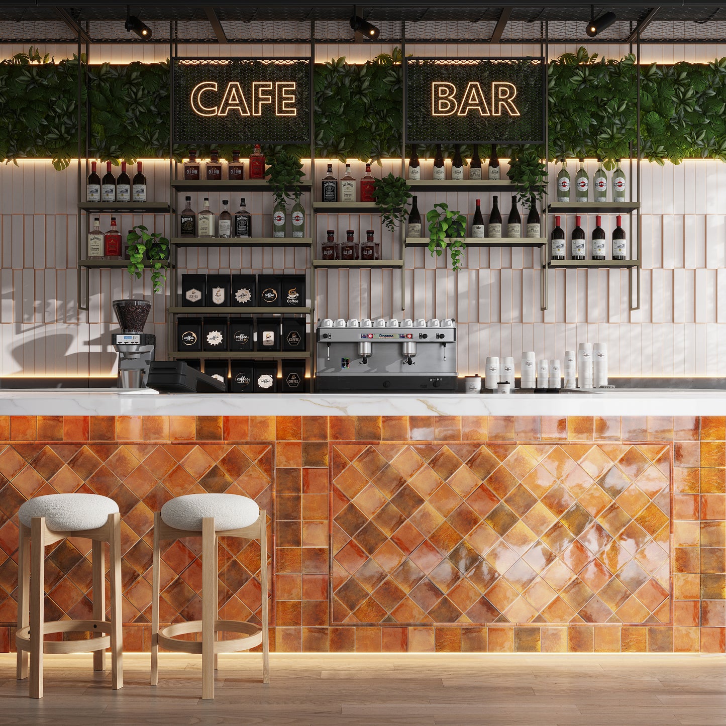 Red 0.5 x 8 Ceramic Glossy Pencil Trim