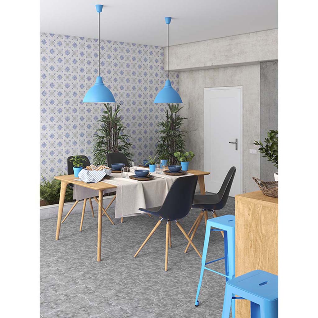 Black 5 x 5 Matte Ceramic Star Tile - Sample