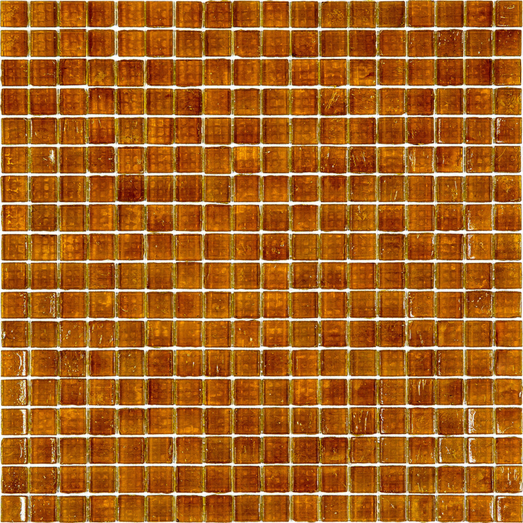 Fire Beige 12 x 12 Glossy Glass Mosaic Tile - Sample