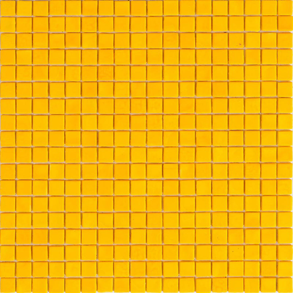 Honey Orange 12 x 12 Glass Glossy Mosaic Tile
