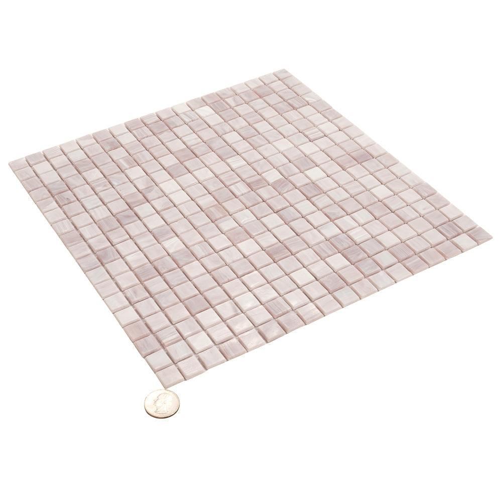 Thistle 12 x 12 Glossy Glass Mosaic Tile - Sample