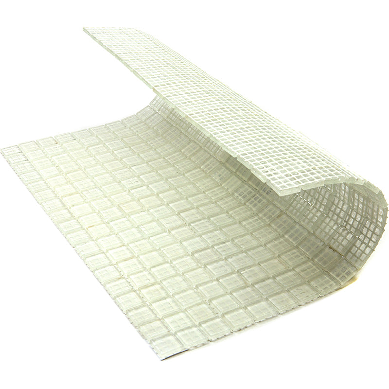 Cotton White 12 x 12 Glossy Glass Mosaic Tile - Sample