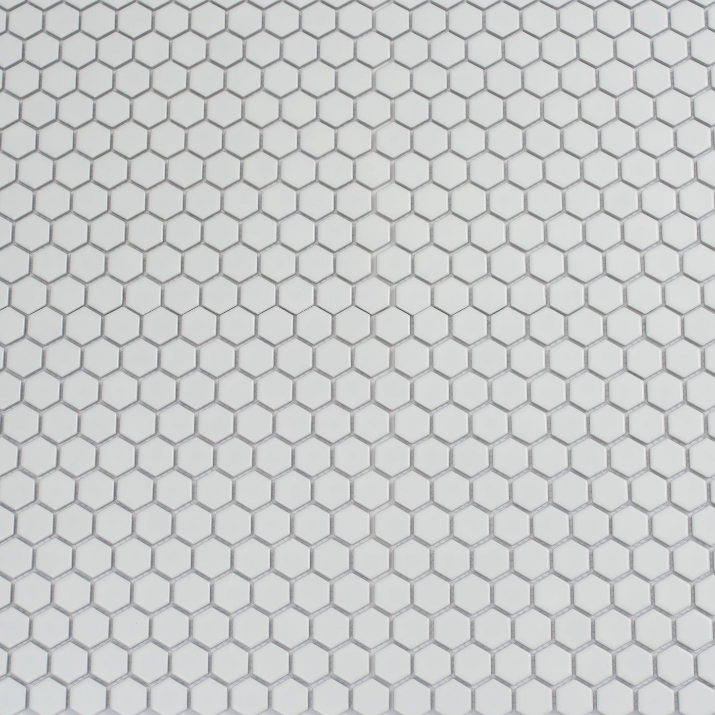 White 10 x 12 Matte Porcelain Mosaic Tile - Sample