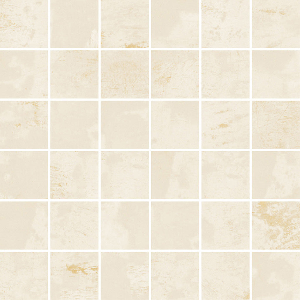 Light Beige 12 x 12 Natural Porcelain Mosaic Tile - Sample