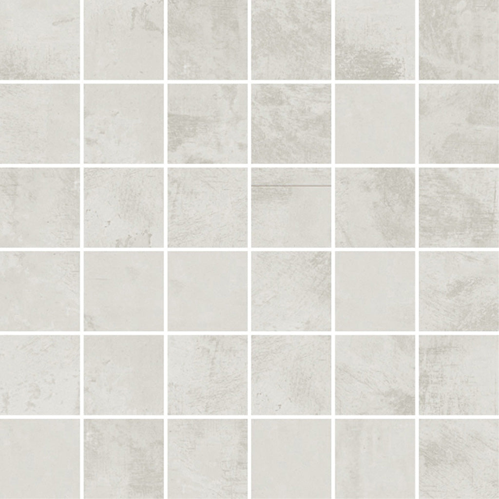 White Dove 12 x 12 Natural Porcelain Mosaic Tile - Sample