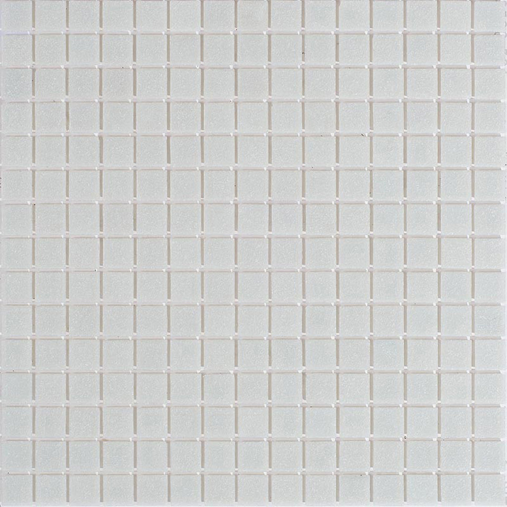 Cloud Gray 12 x 12 Glossy Glass Mosaic Tile - Sample