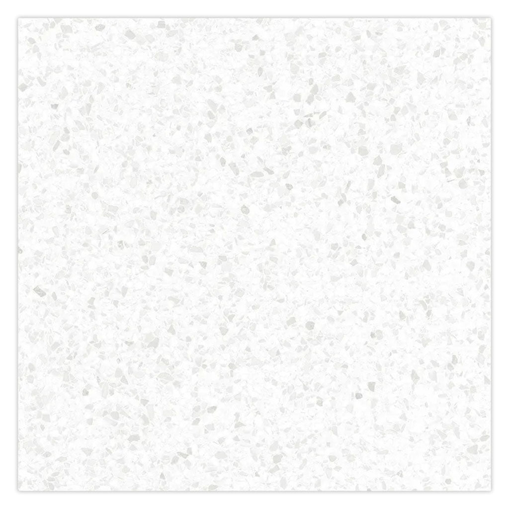 Bright White with Gray Flecks 24 x 24 Matte Porcelain Large Tile - Sample