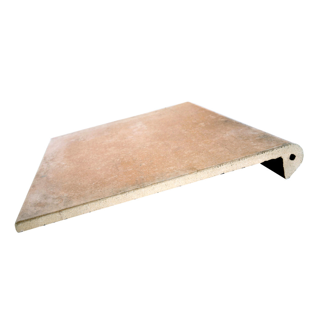 Terracotta 13 x 18 x 1.5 Matte Porcelain Large Step Tile - Sample