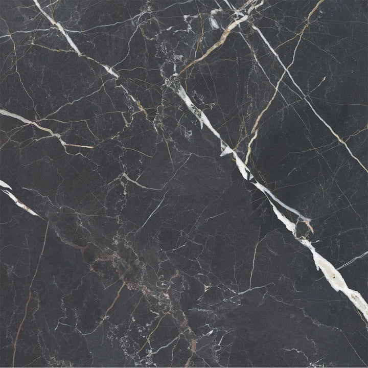 Charcoal Black 48x48 Matte Porcelain Large Tile