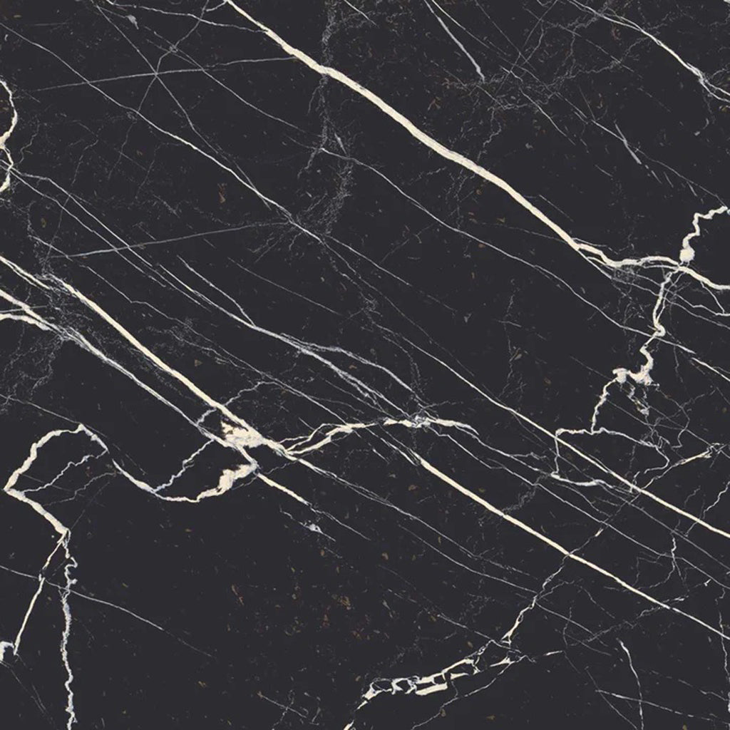 Nero Black 12x12 Matte Porcelain Marble-look Vein Tile - Sample