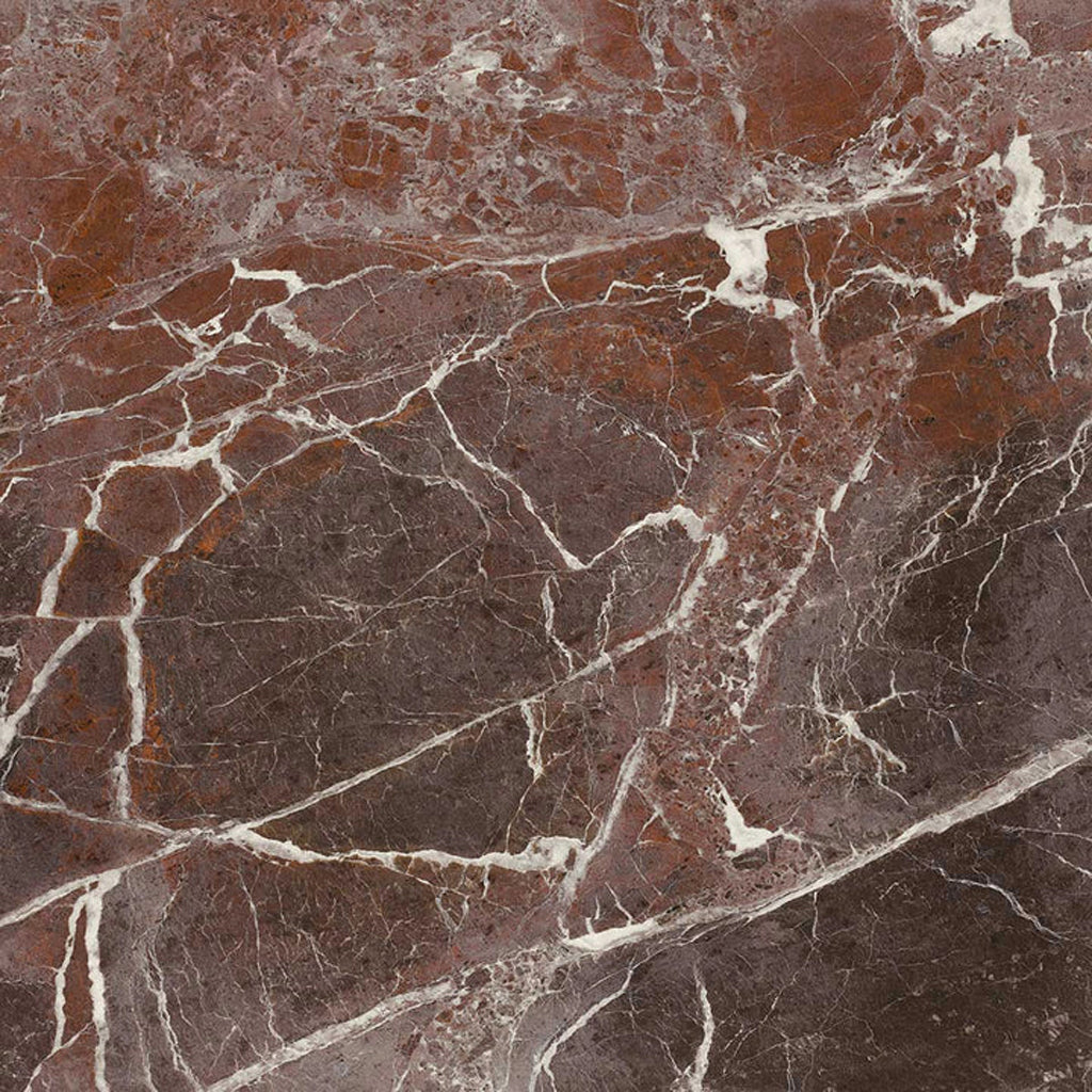 Rosso Levanto 12x12 Matte Porcelain Marble-look Vein Tile - Sample