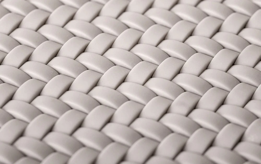 Light Taupe 12x12 Matte Recycled Glass Mosaic Tile Sample