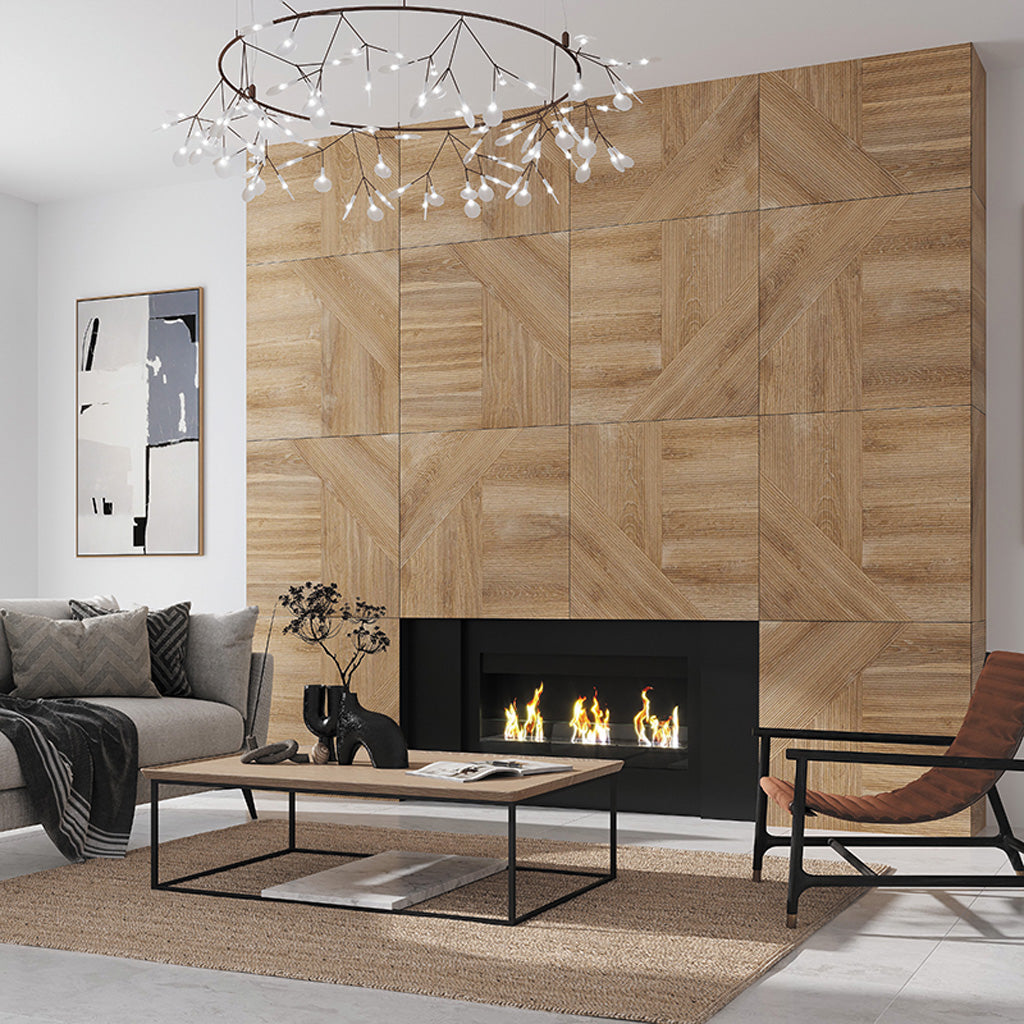 Brown 30 x 30 Matte Porcelain Slate Large Tile - Sample