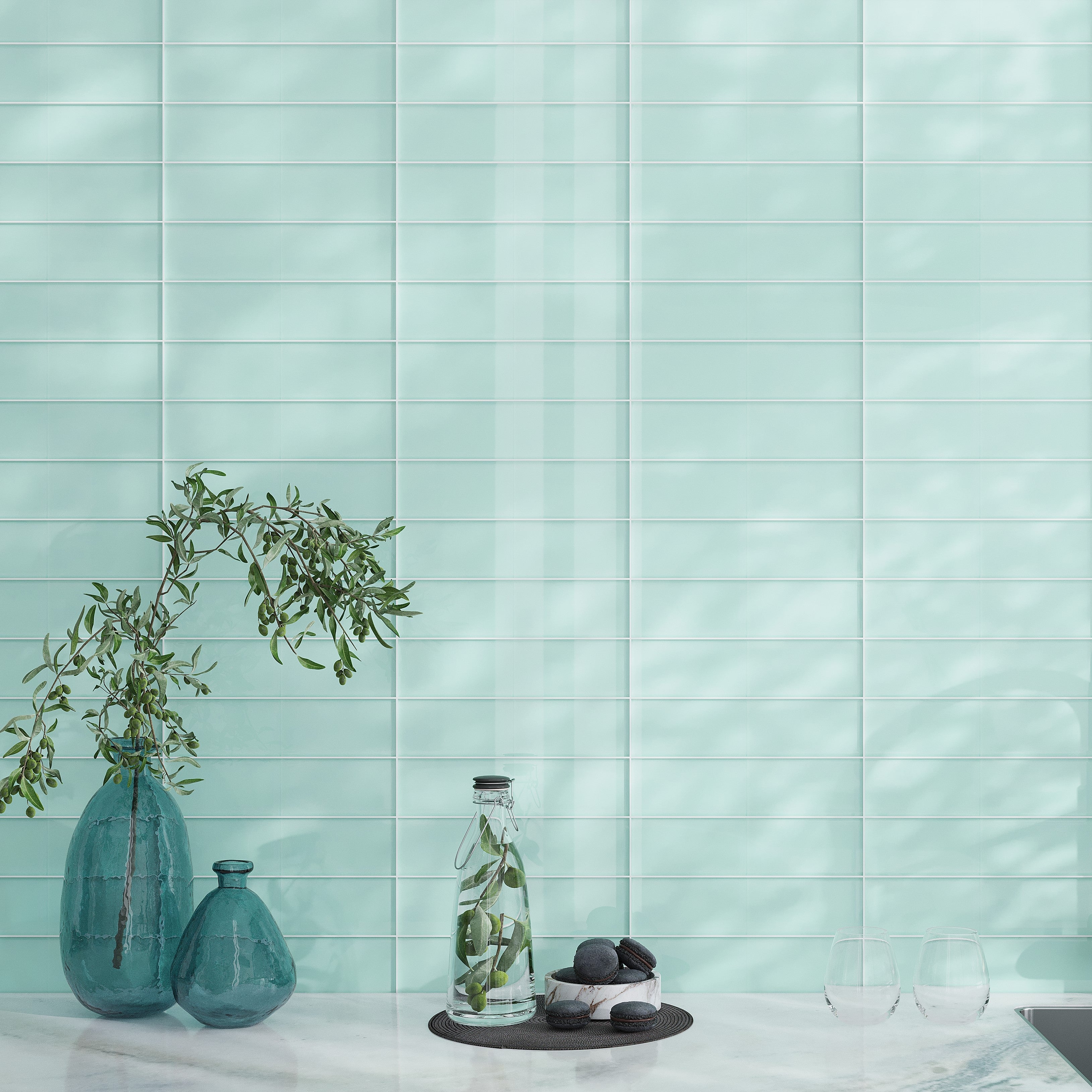 Glass Tile for Backsplashes, Bathrooms & Walls | Tiletopia