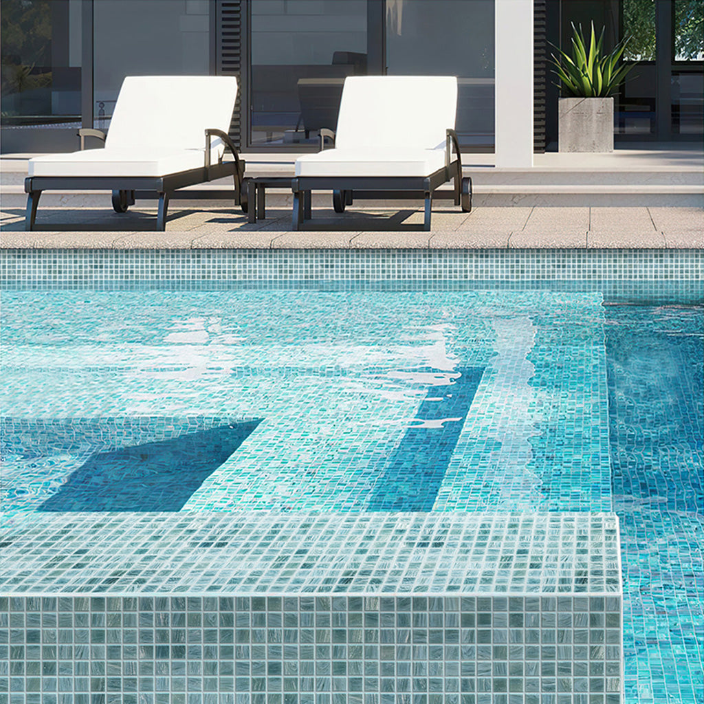 Blue Pool Tile