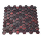 Berry Red 11 x 11 Glossy, Matte Glass Mosaic Tile