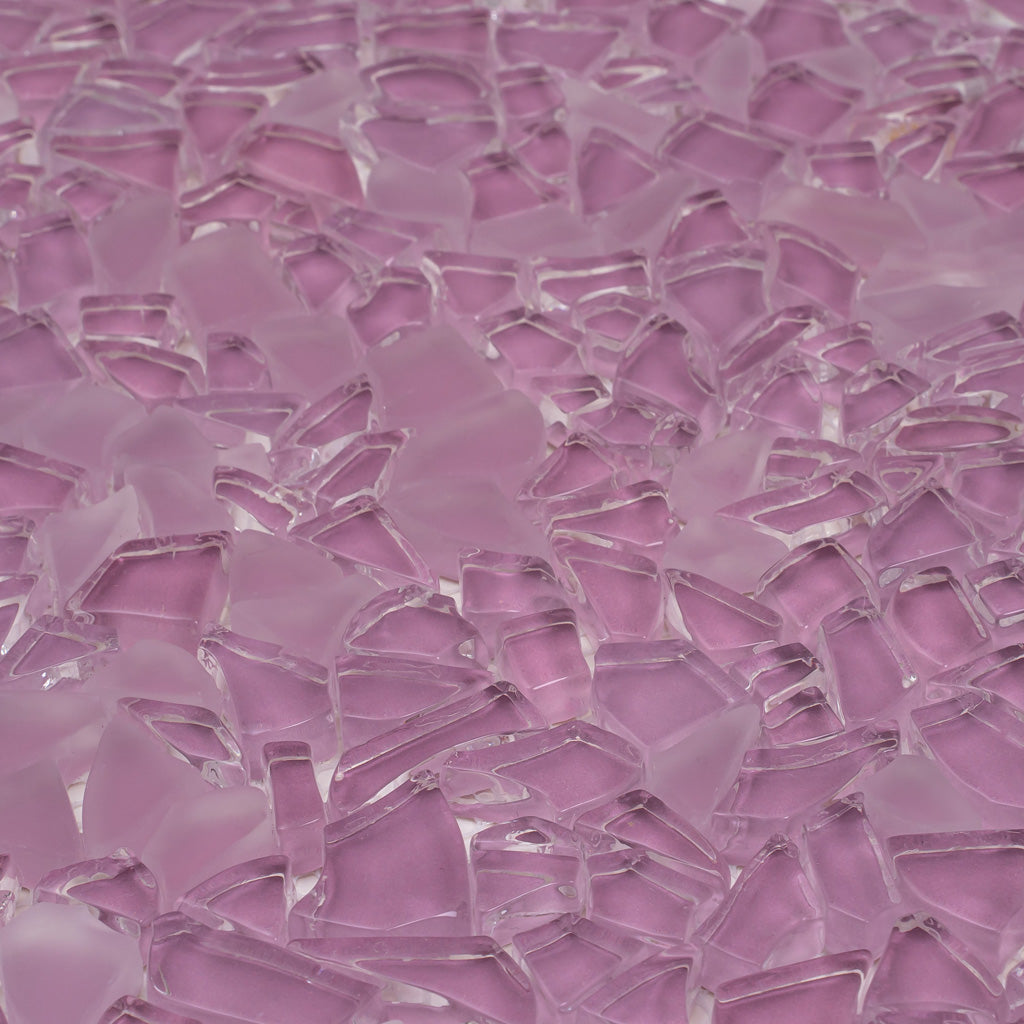 Orchid Pink 11 x 11 Glossy, Matte Glass Mosaic Tile