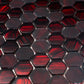 Berry Red 11 x 11 Glossy, Matte Glass Mosaic Tile