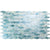 Aqua 11 x 12 Matte Glass Mosaic Tile