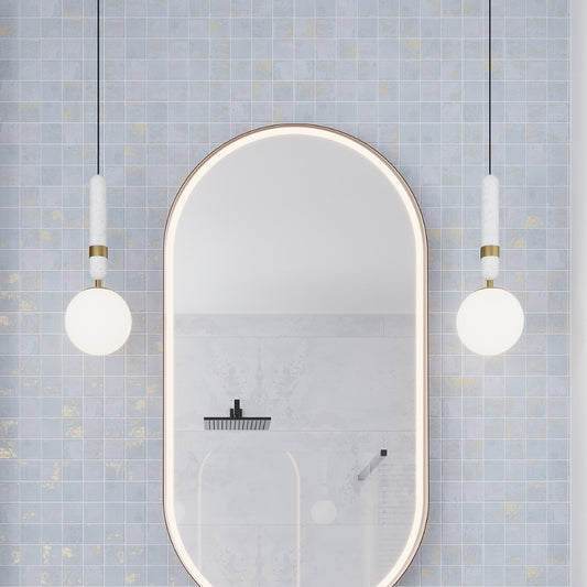 Pearl White 18 x 48 Matte Ceramic Large Tile