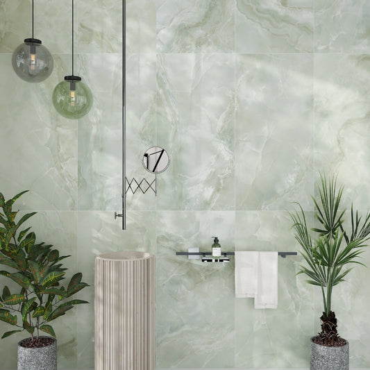Soft Jade Green 24x48 Honed Porcelain Large Tile