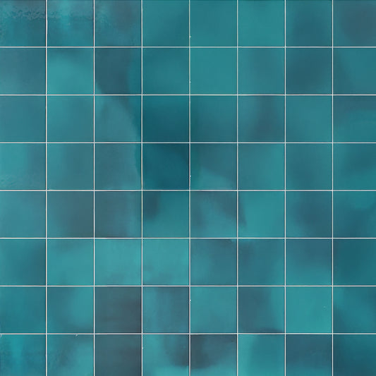 Teal Green 4 x 4 Glossy Ceramic Tile