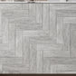 Gray 3x12 Textured Limestone Brick Tile