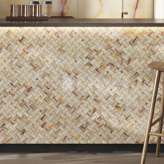 Miele 12x12 Lappato Porcelain Mosaic Tile
