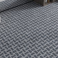 Terrazzo, Dolomite, Black Limestone 12 x 12 Honed Marble Mosaic Tile