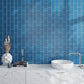 Cerulean Blue 3 x 6 Matte Glass Subway Tile