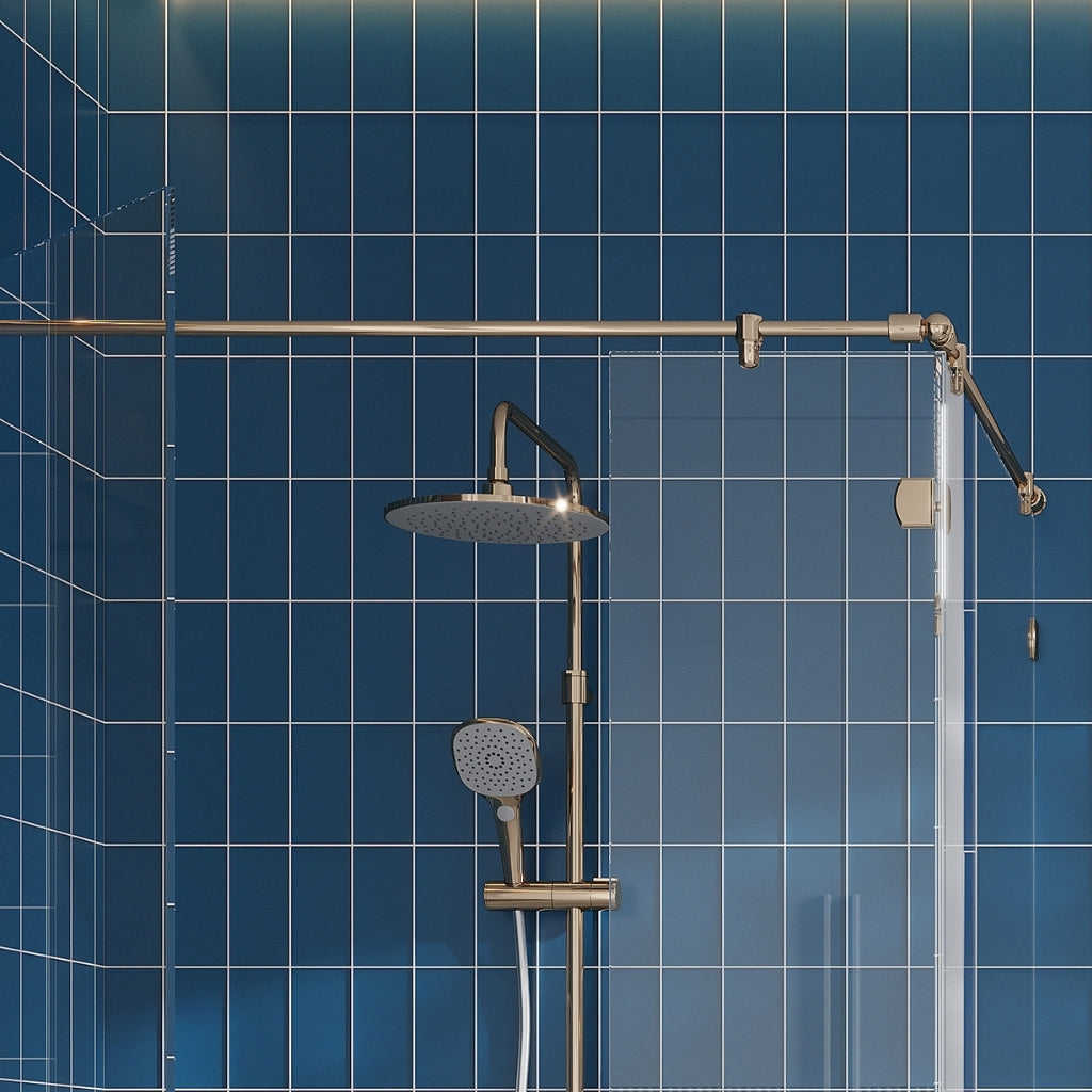 Cerulean Blue 3 x 6 Matte Glass Subway Tile