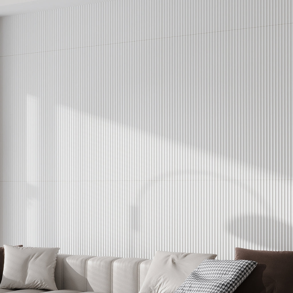 Soft White 24x48 Matte Porcelain Large Tile