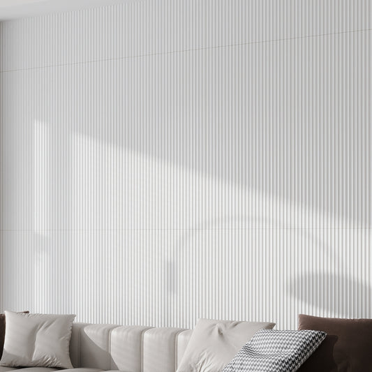 Soft White 24x48 Matte Porcelain Large Tile