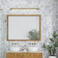 Misty White Gray 12x13 Polished Calacatta Gold Mosaic Tile