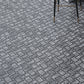 Terrazzo Dolomite, Black Limestone 12 x 12 Honed Marble Mosaic Tile