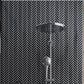 Gray 12x12 Glossy Glass Herringbone Mosaic Tile