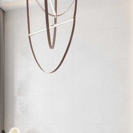 White 36x36 Glossy Porcelain Large Tile