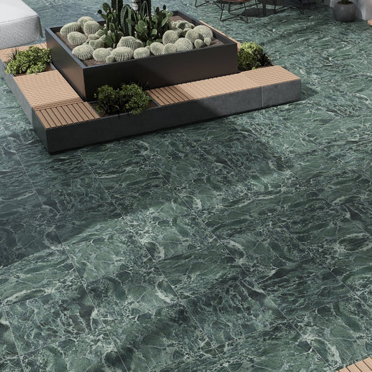 Verde Alpi 24x24 Matte Color Body Porcelain Large Tile